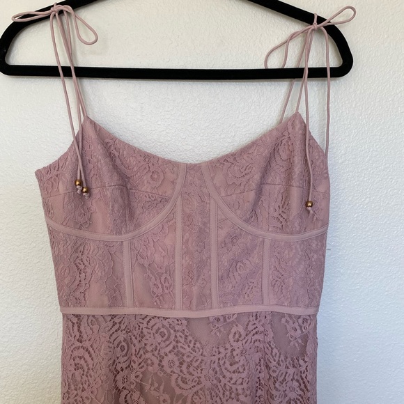 KEEPSAKE the Label Dresses Keepsake Sense Lace Midi Dress With